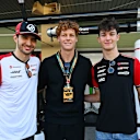 Tennis star Jannik Sinner met various F1 stars during the weekend, including Haas duo Ocon and Bearman